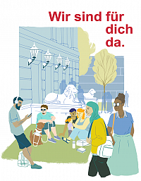 Wir sind fr dich da. (Illustration: Eva Feuchter)